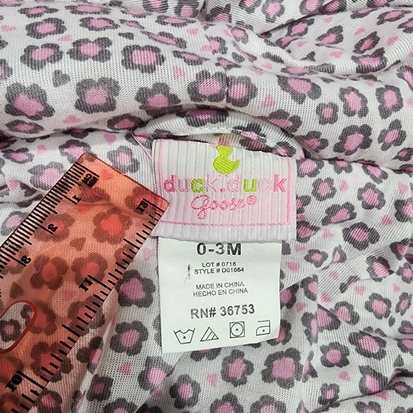 Duck.Duck Goose Girls Jumpsuit 0-3 Months - Picture 5 of 5